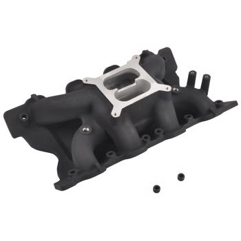 Intake Manifold Aluminum Air Gap Dual Plane For Ford 351C Cleveland 1970-1986 BK MT023042(Ban the sale of Amazon)(No support for returns without reason)