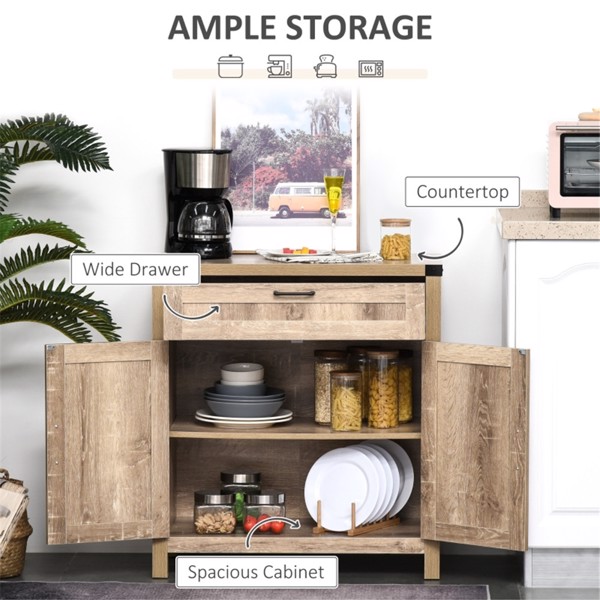 Kitchen Sideboard/ Storage cabinet/Coffee Bar Cabinet (Swiship-Ship)（Prohibited by WalMart）