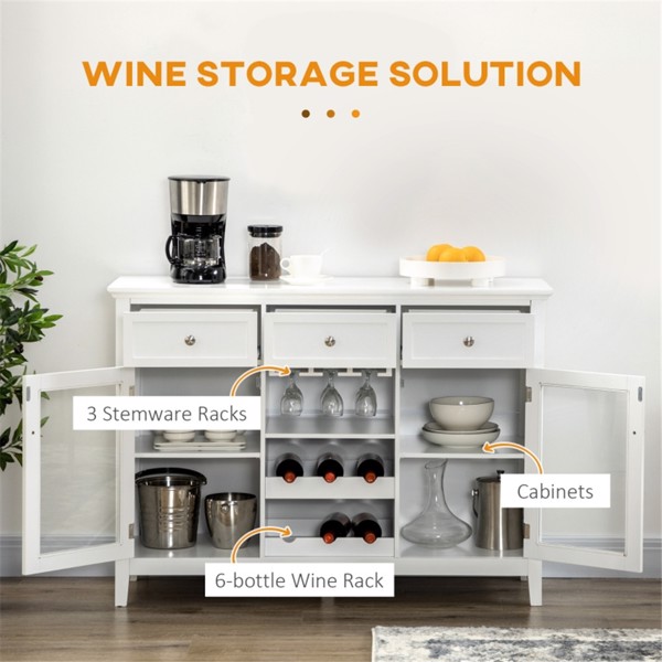 Kitchen Sideboard/ Storage cabinet/Coffee Bar Cabinet (Swiship-Ship)（Prohibited by WalMart）