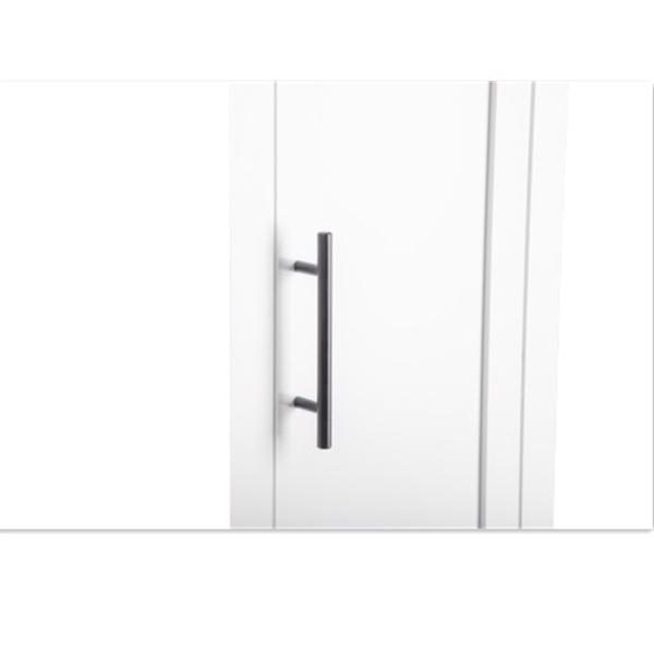 [FCH] Storage Bathroom Cabinet, 2-Door Bathroom High Cabinet, White