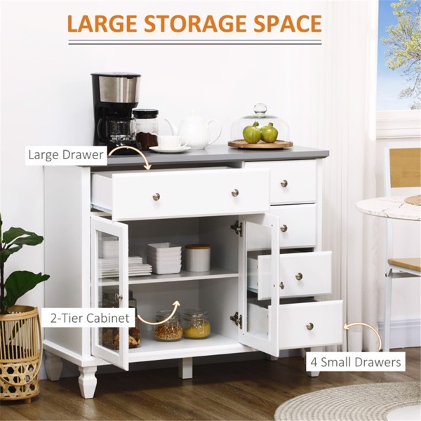 Kitchen Sideboard/ Storage cabinet (Swiship-Ship)（Prohibited by WalMart）