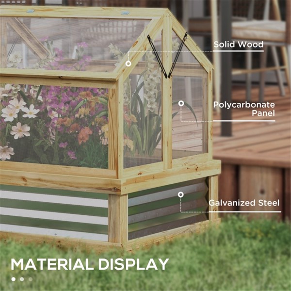 Flower Bed Greenhouse (Swiship-Ship)（Prohibited by WalMart）