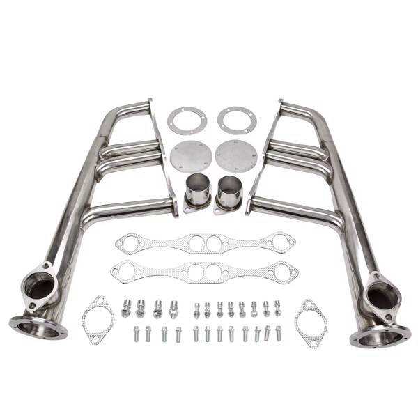 Exhaust Manifold Headers Small Block Chevy Lake Style SBC 265-400 V8MT001032（Temu & Amazon prohibits sales）(No support for returns without reason)