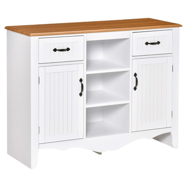 Kitchen Sideboard/ Storage cabinet/Coffee Bar Cabinet (Swiship-Ship)（Prohibited by WalMart）