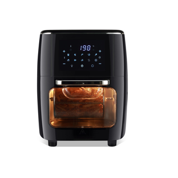Hot air fryer Hot air fryer with updated Rapid Air technology, 1.4kg, 12L, 1700.00 W, 55% energy saving, 12 in 1 hot air fryer, 30 recipe book