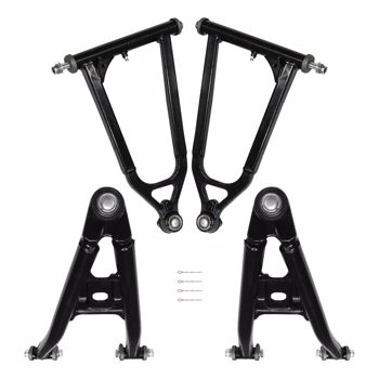 MT042041  06-09 Yamaha RaptorUpper + Lower A-Arm Front Left And Right Fits YFM700R Black（Temu prohibits sales）(No support for returns without reason)（Amazon prohibits sales）