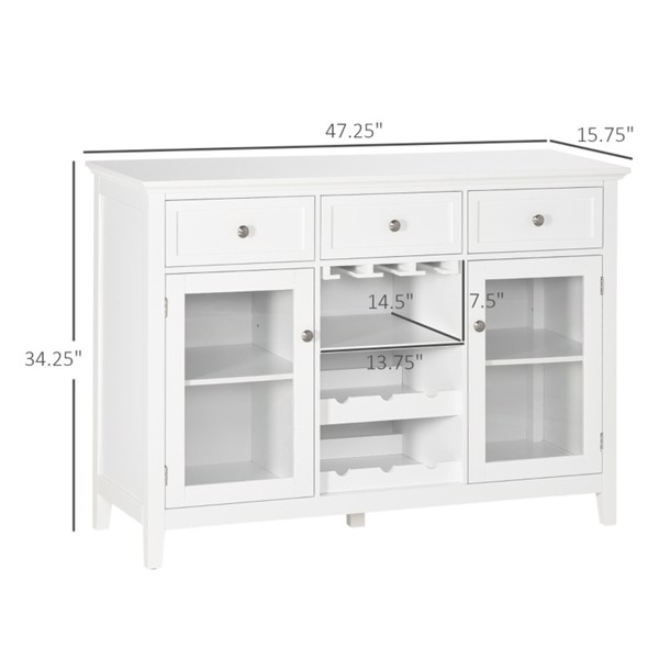 Kitchen Sideboard/ Storage cabinet/Coffee Bar Cabinet (Swiship-Ship)（Prohibited by WalMart）