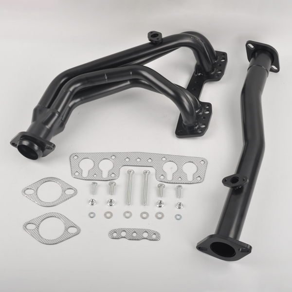 Black Performance Exhaust Header System For 90-95 Toyota Pickup/4-Runner 2.4L 22RE 4WD MT001093（Temu prohibits sales）(No support for returns without reason)（Amazon prohibits sales）