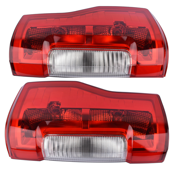 Pair Left & Right Tail Lights w/o Blind Spot for Ford F-250 F-350 Super Duty 2017-2019 HC3Z13405D HC3Z13404D HC3Z13405F HC3Z13404F