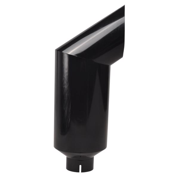 Exhaust nozzle 4"-7" bent Black MT032010（Temu prohibits sales）(No support for returns without reason)（Amazon prohibits sales）