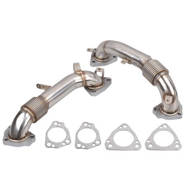 Exhaust Manifold Header for Chevy 3.5" 17-20 6.6L L5P MT001134（Temu prohibits sales）(No support for returns without reason)（Amazon prohibits sales）