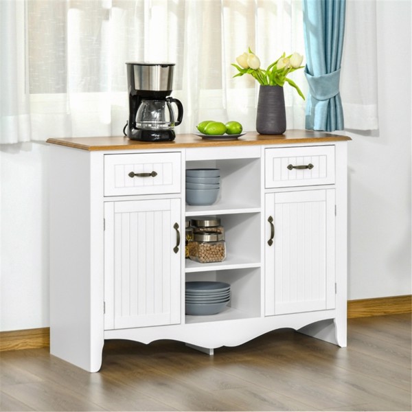 Kitchen Sideboard/ Storage cabinet/Coffee Bar Cabinet ( Amazon Shipping)（Prohibited by WalMart）