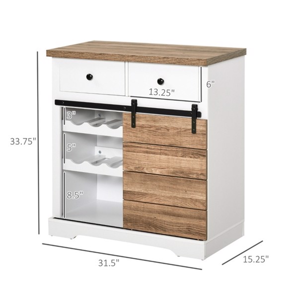 Kitchen Sideboard/ Storage cabinet (Swiship-Ship)（Prohibited by WalMart）