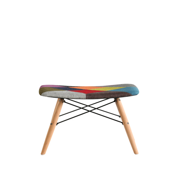 Colored Bench Wood Surface Wood Legs Light Weight Cool Color Hot sale modern design restaurant stool coffee chair dining for hotel home furniture