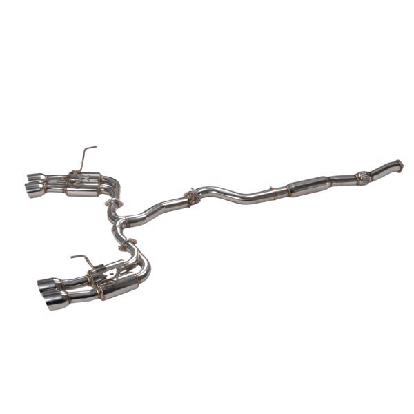 Exhaust Header for Subaru WRX / STI 2015+ R400 Gemini Quad Tips Exhaust MT001136（Temu prohibits sales）(No support for returns without reason)（Amazon prohibits sales）