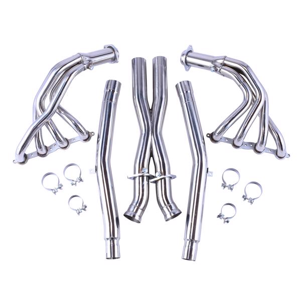 Exhaust Header fit for Corvette 2005-2013 C6 LS2 LS3  MT001002（Temu prohibits sales）(No support for returns without reason)（Amazon prohibits sales）