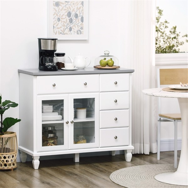 Kitchen Sideboard/ Storage cabinet (Swiship-Ship)（Prohibited by WalMart）