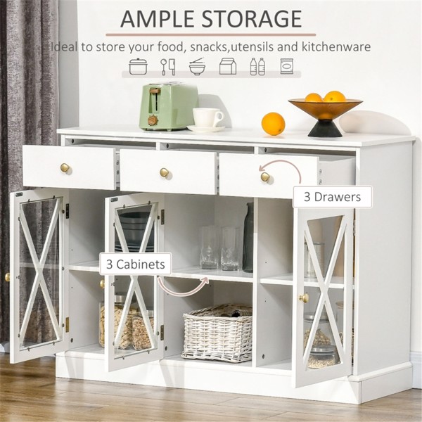 Kitchen Sideboard/ Storage cabinet/Coffee Bar Cabinet ( Amazon Shipping)（Prohibited by WalMart）