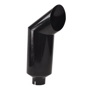 Exhaust nozzle 4\\"-8\\" curved black MT032014（Temu prohibits sales）(No support for returns without reason)（Amazon prohibits sales）