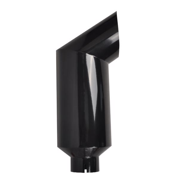 Exhaust nozzle 5"-8" bent black MT032016（Temu prohibits sales）(No support for returns without reason)（Amazon prohibits sales）