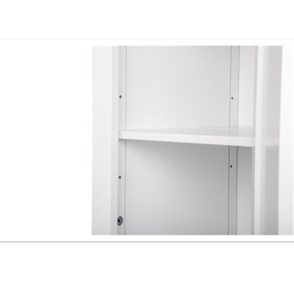 [FCH] Storage Bathroom Cabinet, 2-Door Bathroom High Cabinet, White