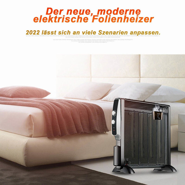 2000W Fan Heater Electric Fireplace Electric Heater Fireplace Fire Effect Fireplace Stove with Fall Protection, Timer, Remote Control, Thermostat, Radiant Heater for Home & Office