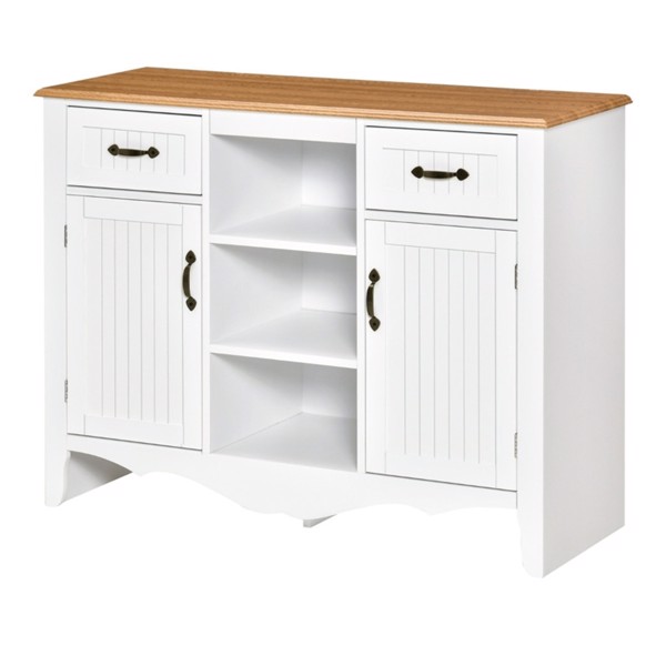 Kitchen Sideboard/ Storage cabinet/Coffee Bar Cabinet (Swiship-Ship)（Prohibited by WalMart）