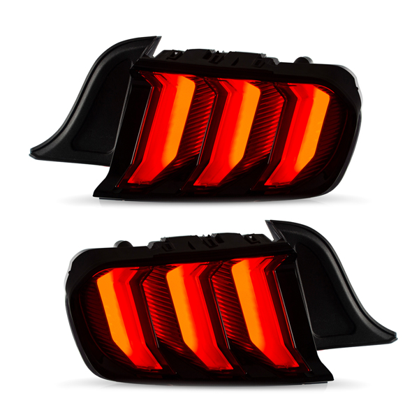 Pair Red LED Sequential Tail Lights for Ford Mustang 2015 2016 2017 2018 2019 2020 2021 2022 Left & Right
