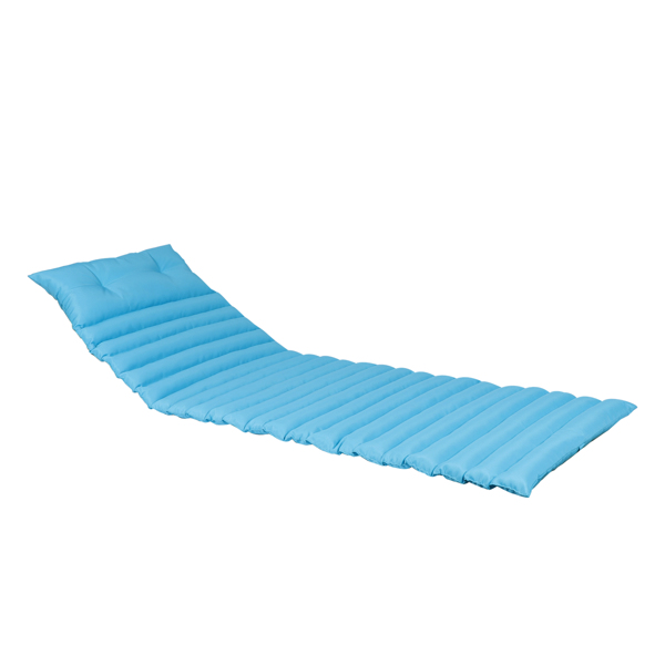 2 PCS Set Outdoor Lounge Chair Cushion Replacement Patio Seat Cushion ，SKY BLUE [Sale to Temu is Banned.Weekend can not be shipped, order with caution]
