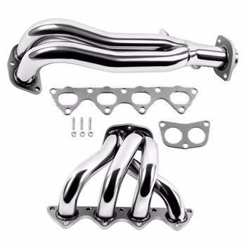 排气管 Fit For 1994-2001 Acura Integra 1.8L Exhaust Manifold Racing Header Stainless Steel MT001216（禁售亚马逊 & TEMU）(不支持无理由退货)