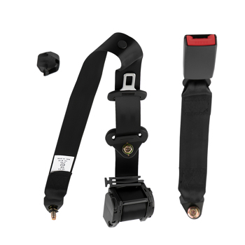 Retractable Adjustable Shoulder Seat Belt Universal 3 Point Safety Belts 