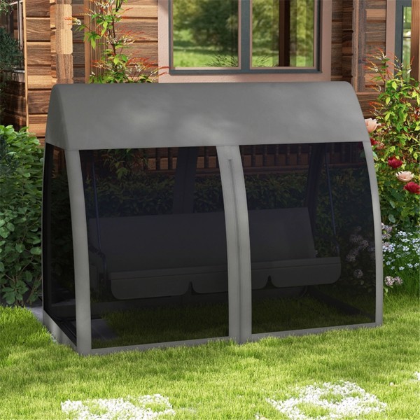 Garden rocking chair with canopy (Swiship-Ship)（Prohibited by WalMart）