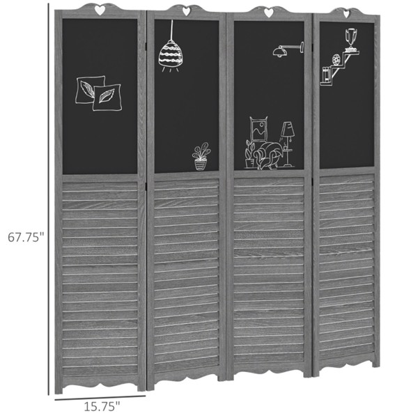Wooden Room Divider/Privacy Screen (Swiship-Ship)（Prohibited by WalMart）