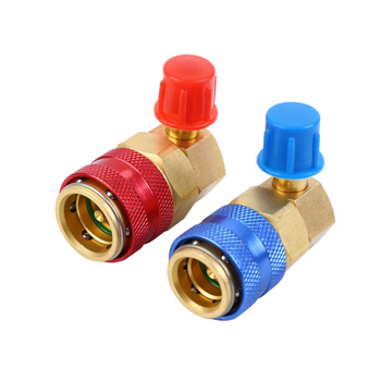 R134A Quick Connector Adapter Coupler Auto A/C Manifold Gauge Low/High AC HVAC