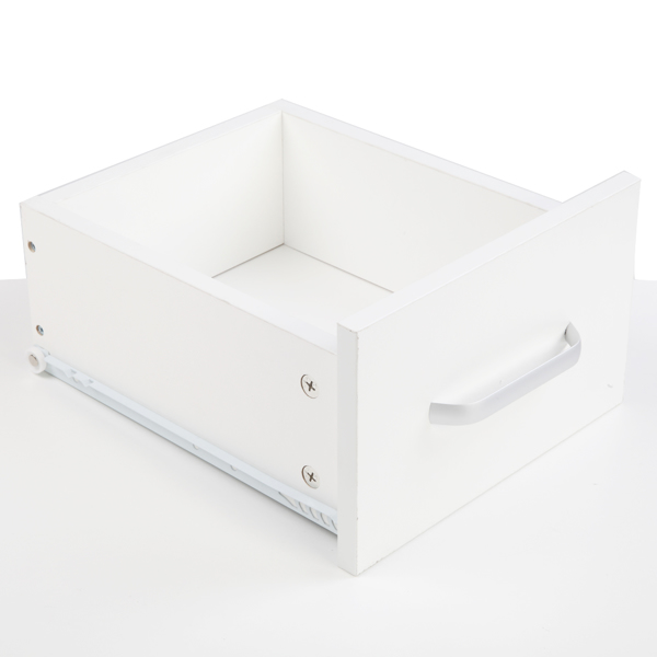 One Door Four Drawers Computer Desk White