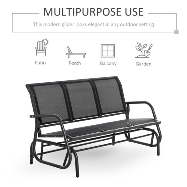 Outdoor courtyard seats for 3 people ( Amazon Shipping)（Prohibited by WalMart）