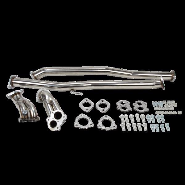 Stainless Steel Header Nissan 90-96 300ZX TURBO FAIRLADY Z Z32 VG30DETT MT001199（Temu prohibits sales）(No support for returns without reason)（Amazon prohibits sales）