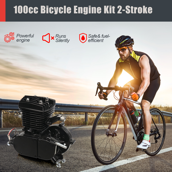 100cc Black Bicycle Engine Kit