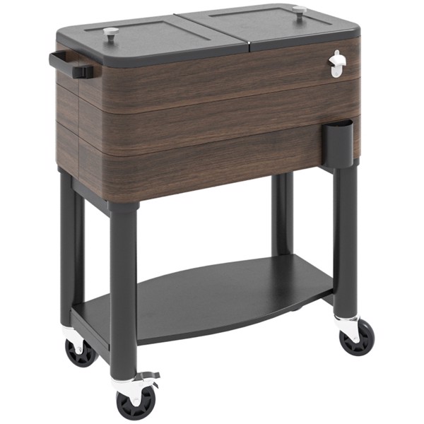 Outdoor Party Cooler Cart (Swiship-Ship)（Prohibited by WalMart）