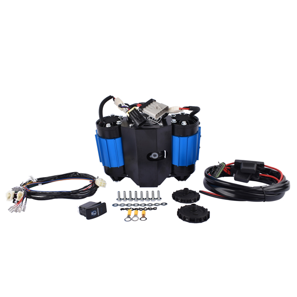 High Output 12V Twin Air Compressor CKMTA12 for Universal Tire Pump Jeep Truck SUV, for Air Locker Use, Inflating Tyres and Other Equipment