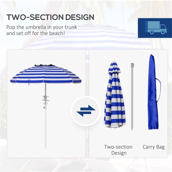 Outdoor beach umbrella (Swiship-Ship)（Prohibited by WalMart）