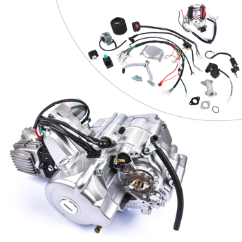 125CC 4-Stroke Semi-Auto Engine Motor Set for Go Kart ATV Quad Buggy