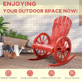 Garden lounge chairs-red (Swiship-Ship)（Prohibited by WalMart）
