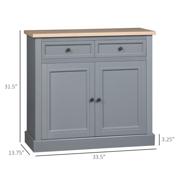 Kitchen Cabinet-Dark Gray (Swiship-Ship)（Prohibited by WalMart）