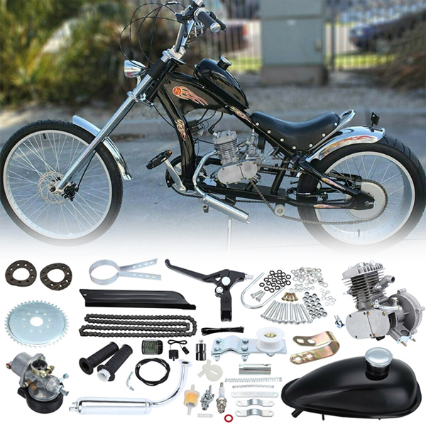 80cc 2 Stroke Bike Bicycle Motorized Motor Engine Kit w/ Digital Speedometer