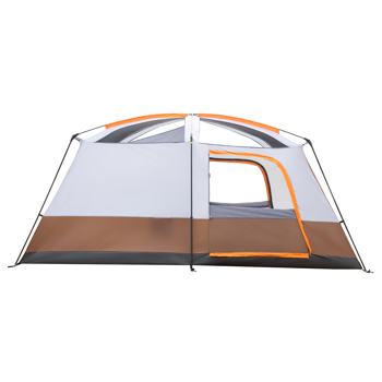 12 Person Camping Tent with 3 Door 3 Room Large Family Cabin Tents