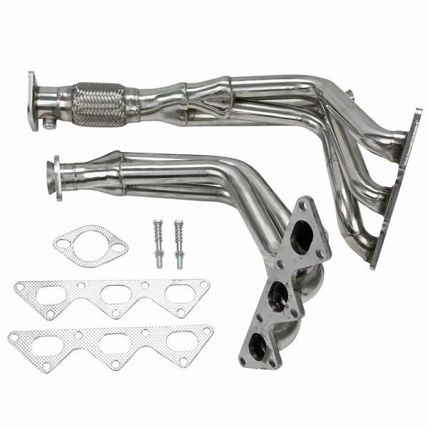 Maximizer Steel Exhaust Header 91-99 Mitsubishi 3000GT Stealth DOHC V6 MT001159（Temu prohibits sales）(No support for returns without reason)（Amazon prohibits sales）