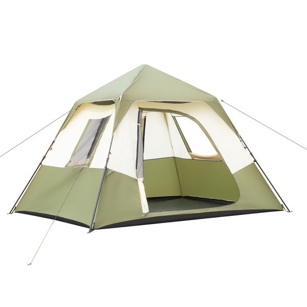 6 Person Camping Tent Setup in 60 Seconds with Rainfly & Windproof Tent with Carry Bag for Family Camping & Hiking