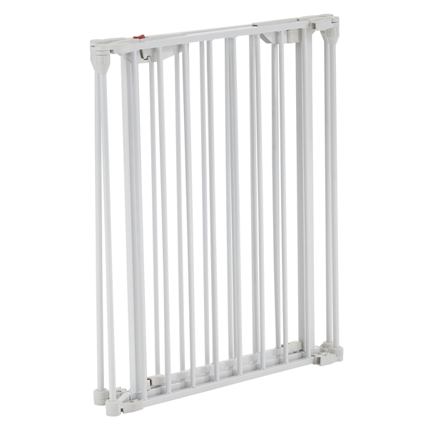3 Pieces 179.2*74.8*2cm Foldable Fireplace Fence White