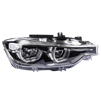 Right Side LED Headlight (8-Pin, No AFS) for LHD BMW 3 Series F30 F35 330i 328i 320i 2016-2019 63117419630